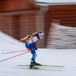 Samse National Tour n°5,LES CONTAMINES, FRANCE - JANUARY 24: MORIN LEONIE of FRA January 24, 2026 in Les Contamines, France. (Photo by Rodriguez Alexis / @Aleiks_photo)