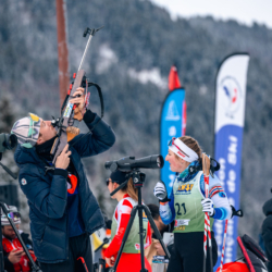 Samse National Tour n°5,LES CONTAMINES, FRANCE - JANUARY 24: JACOB JULIANE of FRA and AMBROISE MEUNNIER from FRA January 24, 2026 in Les Contamines, France. (Photo by Rodriguez Alexis / @Aleiks_photo)