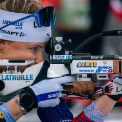 Samse National Tour n°5,LES CONTAMINES, FRANCE - JANUARY 24: DUPONT BALLET BAZ LOU ANNE of FRA January 24, 2026 in Les Contamines, France. (Photo by Rodriguez Alexis / @Aleiks_photo)