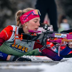 Samse National Tour n°5,LES CONTAMINES, FRANCE - JANUARY 24: BOUILLET ELSA of FRA January 24, 2026 in Les Contamines, France. (Photo by Rodriguez Alexis / @Aleiks_photo)