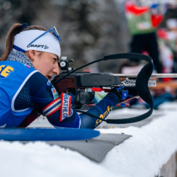 Samse National Tour n°5,LES CONTAMINES, FRANCE - JANUARY 24: PERRIN CORALIE of FRA January 24, 2026 in Les Contamines, France. (Photo by Rodriguez Alexis / @Aleiks_photo)