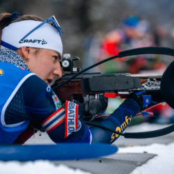 Samse National Tour n°5,LES CONTAMINES, FRANCE - JANUARY 24: PERRIN CORALIE of FRA January 24, 2026 in Les Contamines, France. (Photo by Rodriguez Alexis / @Aleiks_photo)