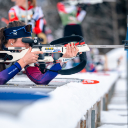 Samse National Tour n°5,LES CONTAMINES, FRANCE - JANUARY 24: MARGUIER LEA of FRA January 24, 2026 in Les Contamines, France. (Photo by Rodriguez Alexis / @Aleiks_photo)