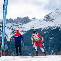 Samse National Tour n°5,LES CONTAMINES, FRANCE - JANUARY 24: MORETTI LENA of FRA January 24, 2026 in Les Contamines, France. (Photo by Rodriguez Alexis / @Aleiks_photo)