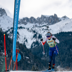Samse National Tour n°5,LES CONTAMINES, FRANCE - JANUARY 24: DUSSERRE ALICE of FRA January 24, 2026 in Les Contamines, France. (Photo by Rodriguez Alexis / @Aleiks_photo)