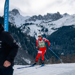 Samse National Tour n°5,LES CONTAMINES, FRANCE - JANUARY 24: FONTAINE THEMICE of FRA January 24, 2026 in Les Contamines, France. (Photo by Rodriguez Alexis / @Aleiks_photo)
