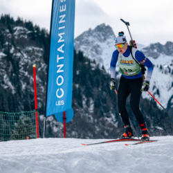 Samse National Tour n°5,LES CONTAMINES, FRANCE - JANUARY 24: TEYSSANDIER JEANNE of FRA January 24, 2026 in Les Contamines, France. (Photo by Rodriguez Alexis / @Aleiks_photo)