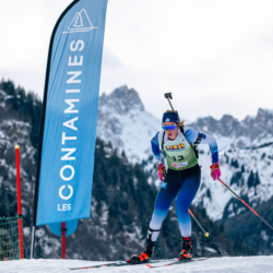 Samse National Tour n°5,LES CONTAMINES, FRANCE - JANUARY 24: CORREIA MAELA of FRA January 24, 2026 in Les Contamines, France. (Photo by Rodriguez Alexis / @Aleiks_photo)