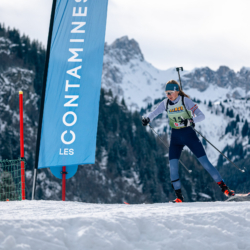 Samse National Tour n°5,LES CONTAMINES, FRANCE - JANUARY 24: KHARYTONCHYK KRISTINA of FRA January 24, 2026 in Les Contamines, France. (Photo by Rodriguez Alexis / @Aleiks_photo)