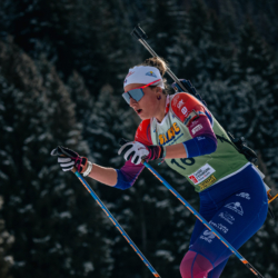Samse National Tour n°5,LES CONTAMINES, FRANCE - JANUARY 24: CART LAMY LISA of FRA January 24, 2026 in Les Contamines, France. (Photo by Rodriguez Alexis / @Aleiks_photo)