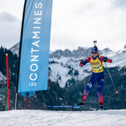 Samse National Tour n°5,LES CONTAMINES, FRANCE - JANUARY 24: SIBERCHICOT LISA of FRA January 24, 2026 in Les Contamines, France. (Photo by Rodriguez Alexis / @Aleiks_photo)