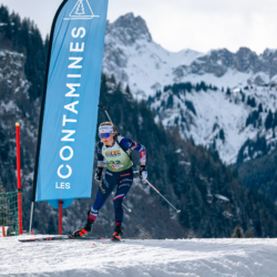 Samse National Tour n°5,LES CONTAMINES, FRANCE - JANUARY 24: DUPONT BALLET BAZ LOU ANNE of FRA January 24, 2026 in Les Contamines, France. (Photo by Rodriguez Alexis / @Aleiks_photo)