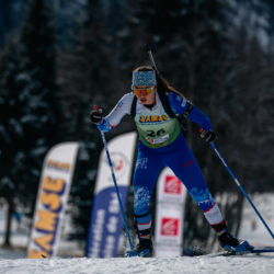 Samse National Tour n°5,LES CONTAMINES, FRANCE - JANUARY 24: ACHOUI MAELLE of FRA January 24, 2026 in Les Contamines, France. (Photo by Rodriguez Alexis / @Aleiks_photo)