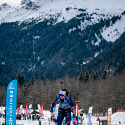 Samse National Tour n°5,LES CONTAMINES, FRANCE - JANUARY 24: PERRIN CORALIE of FRA January 24, 2026 in Les Contamines, France. (Photo by Rodriguez Alexis / @Aleiks_photo)