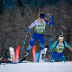 Samse National Tour n°5,LES CONTAMINES, FRANCE - JANUARY 24: COUDER CASSANDRE of FRA January 24, 2026 in Les Contamines, France. (Photo by Rodriguez Alexis / @Aleiks_photo)