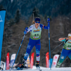 Samse National Tour n°5,LES CONTAMINES, FRANCE - JANUARY 24: COUDER CASSANDRE of FRA January 24, 2026 in Les Contamines, France. (Photo by Rodriguez Alexis / @Aleiks_photo)