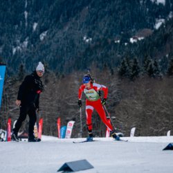 Samse National Tour n°5,LES CONTAMINES, FRANCE - JANUARY 24: JEANNIER LEONIE of FRA January 24, 2026 in Les Contamines, France. (Photo by Rodriguez Alexis / @Aleiks_photo)