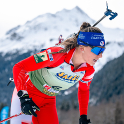 Samse National Tour n°5,LES CONTAMINES, FRANCE - JANUARY 24: JEANNIER LEONIE of FRA January 24, 2026 in Les Contamines, France. (Photo by Rodriguez Alexis / @Aleiks_photo)