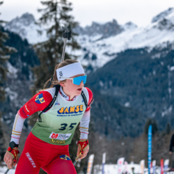 Samse National Tour n°5,LES CONTAMINES, FRANCE - JANUARY 24: MELLOUET ACHARD ZABOU of FRA January 24, 2026 in Les Contamines, France. (Photo by Rodriguez Alexis / @Aleiks_photo)