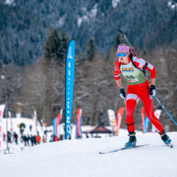 Samse National Tour n°5,LES CONTAMINES, FRANCE - JANUARY 24: PALLUD BAMBOU of FRA January 24, 2026 in Les Contamines, France. (Photo by Rodriguez Alexis / @Aleiks_photo)