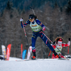 Samse National Tour n°5,LES CONTAMINES, FRANCE - JANUARY 24: ROGUET LOUISE of FRA January 24, 2026 in Les Contamines, France. (Photo by Rodriguez Alexis / @Aleiks_photo)