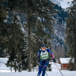 Samse National Tour n°5,LES CONTAMINES, FRANCE - JANUARY 24: ROGUET LOUISE of FRA January 24, 2026 in Les Contamines, France. (Photo by Rodriguez Alexis / @Aleiks_photo)