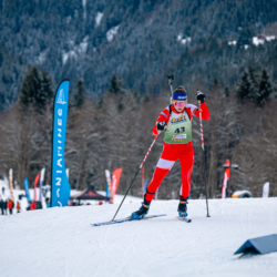Samse National Tour n°5,LES CONTAMINES, FRANCE - JANUARY 24: LOOSEN LUCIE of FRA January 24, 2026 in Les Contamines, France. (Photo by Rodriguez Alexis / @Aleiks_photo)