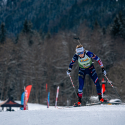 Samse National Tour n°5,LES CONTAMINES, FRANCE - JANUARY 24: DUPONT BALLET BAZ LOU ANNE of FRA January 24, 2026 in Les Contamines, France. (Photo by Rodriguez Alexis / @Aleiks_photo)