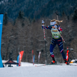 Samse National Tour n°5,LES CONTAMINES, FRANCE - JANUARY 24: DUPONT BALLET BAZ LOU ANNE of FRA January 24, 2026 in Les Contamines, France. (Photo by Rodriguez Alexis / @Aleiks_photo)