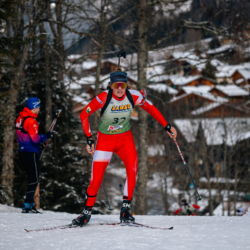 Samse National Tour n°5,LES CONTAMINES, FRANCE - JANUARY 24: ODILE ROSALIE of FRA January 24, 2026 in Les Contamines, France. (Photo by Rodriguez Alexis / @Aleiks_photo)
