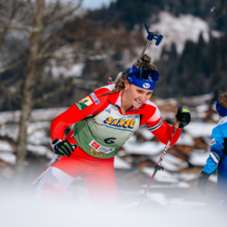 Samse National Tour n°5,LES CONTAMINES, FRANCE - JANUARY 24: JEANNIER LEONIE of FRA January 24, 2026 in Les Contamines, France. (Photo by Rodriguez Alexis / @Aleiks_photo)