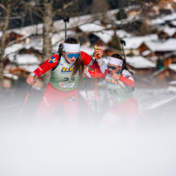 Samse National Tour n°5,LES CONTAMINES, FRANCE - JANUARY 24: MELLOUET ACHARD ZABOU of FRA January 24, 2026 in Les Contamines, France. (Photo by Rodriguez Alexis / @Aleiks_photo)