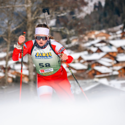 Samse National Tour n°5,LES CONTAMINES, FRANCE - JANUARY 24: LANCHAIS COLINE of FRA January 24, 2026 in Les Contamines, France. (Photo by Rodriguez Alexis / @Aleiks_photo)