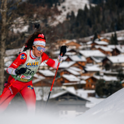 Samse National Tour n°5,LES CONTAMINES, FRANCE - JANUARY 24: DODOS MATILDA of FRA January 24, 2026 in Les Contamines, France. (Photo by Rodriguez Alexis / @Aleiks_photo)