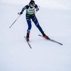 Samse National Tour n°5,LES CONTAMINES, FRANCE - JANUARY 24: ROGUET LOUISE of FRA January 24, 2026 in Les Contamines, France. (Photo by Rodriguez Alexis / @Aleiks_photo)