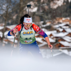 Samse National Tour n°5,LES CONTAMINES, FRANCE - JANUARY 24: LAURENT FIONA of FRA January 24, 2026 in Les Contamines, France. (Photo by Rodriguez Alexis / @Aleiks_photo)