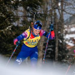 Samse National Tour n°5,LES CONTAMINES, FRANCE - JANUARY 24: SIBERCHICOT LISA of FRA January 24, 2026 in Les Contamines, France. (Photo by Rodriguez Alexis / @Aleiks_photo)