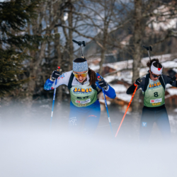 Samse National Tour n°5,LES CONTAMINES, FRANCE - JANUARY 24: ACHOUI MAELLE of FRA January 24, 2026 in Les Contamines, France. (Photo by Rodriguez Alexis / @Aleiks_photo)