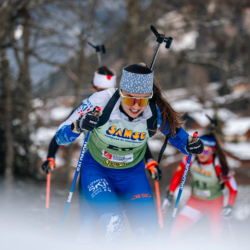 Samse National Tour n°5,LES CONTAMINES, FRANCE - JANUARY 24: ACHOUI MAELLE of FRA January 24, 2026 in Les Contamines, France. (Photo by Rodriguez Alexis / @Aleiks_photo)