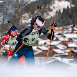 Samse National Tour n°5,LES CONTAMINES, FRANCE - JANUARY 24: AMBERT MILA of FRA January 24, 2026 in Les Contamines, France. (Photo by Rodriguez Alexis / @Aleiks_photo)