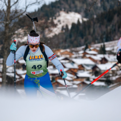 Samse National Tour n°5,LES CONTAMINES, FRANCE - JANUARY 24: CHOLLAT LOUISE of FRA January 24, 2026 in Les Contamines, France. (Photo by Rodriguez Alexis / @Aleiks_photo)