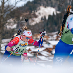 Samse National Tour n°5,LES CONTAMINES, FRANCE - JANUARY 24: CART LAMY LISA of FRA January 24, 2026 in Les Contamines, France. (Photo by Rodriguez Alexis / @Aleiks_photo)