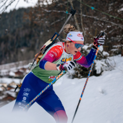 Samse National Tour n°5,LES CONTAMINES, FRANCE - JANUARY 24: CART LAMY LISA of FRA January 24, 2026 in Les Contamines, France. (Photo by Rodriguez Alexis / @Aleiks_photo)