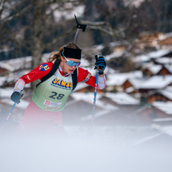 Samse National Tour n°5,LES CONTAMINES, FRANCE - JANUARY 24: DAUTHEVILLE JEANNE of FRA January 24, 2026 in Les Contamines, France. (Photo by Rodriguez Alexis / @Aleiks_photo)