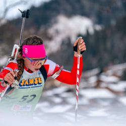 Samse National Tour n°5,LES CONTAMINES, FRANCE - JANUARY 24: BRUN LENA of FRA January 24, 2026 in Les Contamines, France. (Photo by Rodriguez Alexis / @Aleiks_photo)