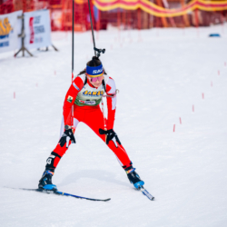 Samse National Tour n°5,LES CONTAMINES, FRANCE - JANUARY 24: LOOSEN LUCIE of FRA January 24, 2026 in Les Contamines, France. (Photo by Rodriguez Alexis / @Aleiks_photo)