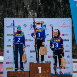 Samse National Tour n°5,LES CONTAMINES, FRANCE - JANUARY 24: OUVRIER-BUFFET ADELE of FRA, OLIVA JULIETTE of FRA and DODOS MATILDA of FRA January 24, 2026 in Les Contamines, France. (Photo by Rodriguez Alexis / @Aleiks_photo)