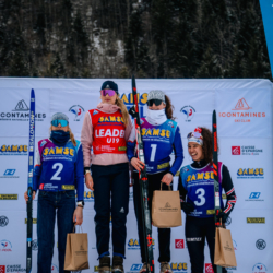Samse National Tour n°5,LES CONTAMINES, FRANCE - JANUARY 24: OUVRIER-BUFFET ADELE of FRA, OUVRIER-BUFFET ROMANE of FRA, OLIVA JULIETTE of FRA and DODOS MATILDA of FRA January 24, 2026 in Les Contamines, France. (Photo by Rodriguez Alexis / @Aleiks_photo)