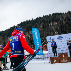 Samse National Tour n°5,LES CONTAMINES, FRANCE - JANUARY 24: JEANNIER LEONIE of FRA January 24, 2026 in Les Contamines, France. (Photo by Rodriguez Alexis / @Aleiks_photo)