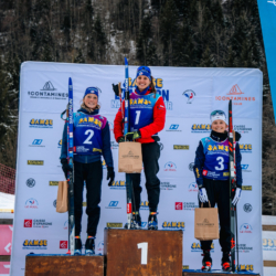 Samse National Tour n°5,LES CONTAMINES, FRANCE - JANUARY 24: SIBERCHICOT LISA of FRA, JEANNIER LEONIE of FRA and DUPONT BALLET BAZ LOU ANNE of FRA January 24, 2026 in Les Contamines, France. (Photo by Rodriguez Alexis / @Aleiks_photo)